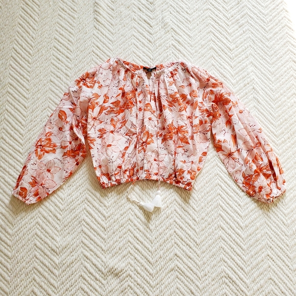 J. Crew Tie-Front Cropped Top - Picture 2 of 3